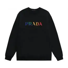 prada sweatshirt manches longues pour unisexe s_1252247